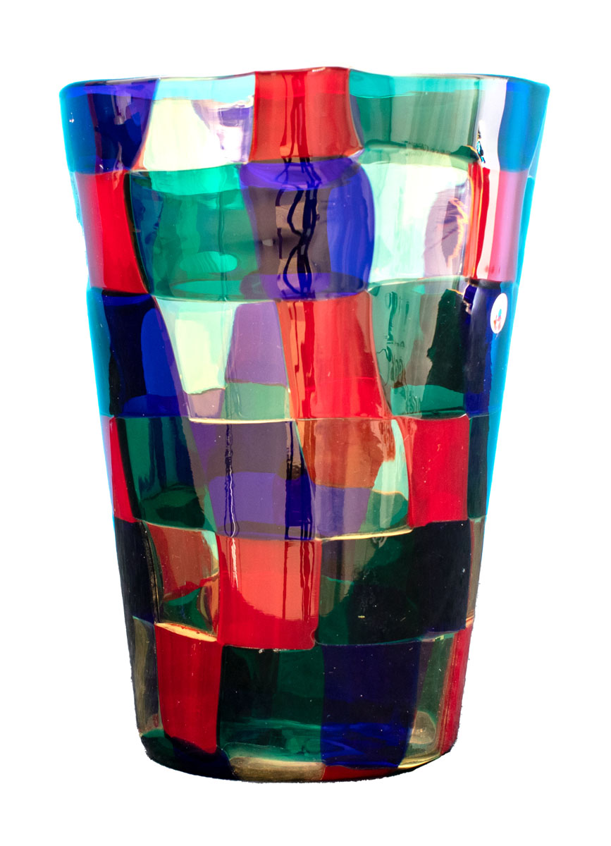 Pezzati (vaso soffiato a tessere policrome)